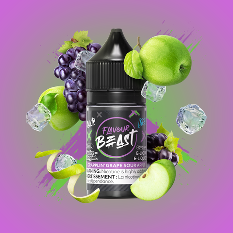 Grapplin' Grape Sour Apple Iced Salt