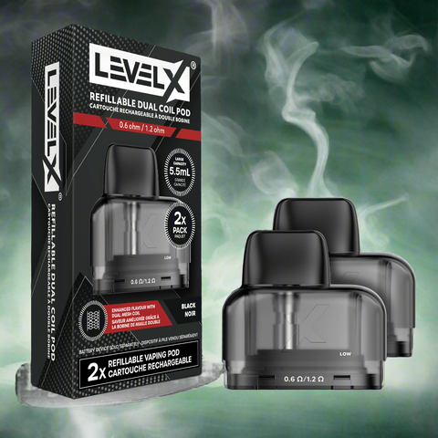 Level X Refillable Dual Coil Pod