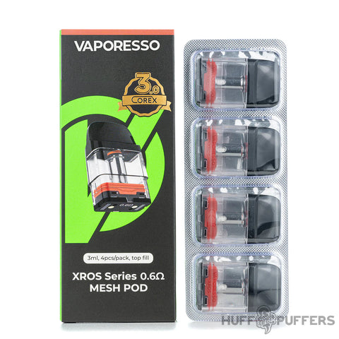 XROS Corex 3.0 Replacement Pods 3mL (4 pack)